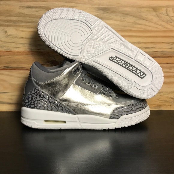 New Nike Air Jordan 3 Retro Premium Metallic - Picture 8 of 8